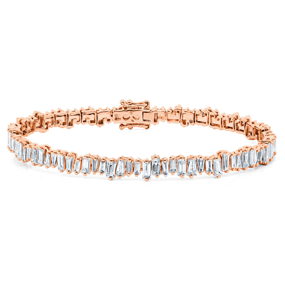 2.67CT DIAMOND BAGUETTE BANGLE