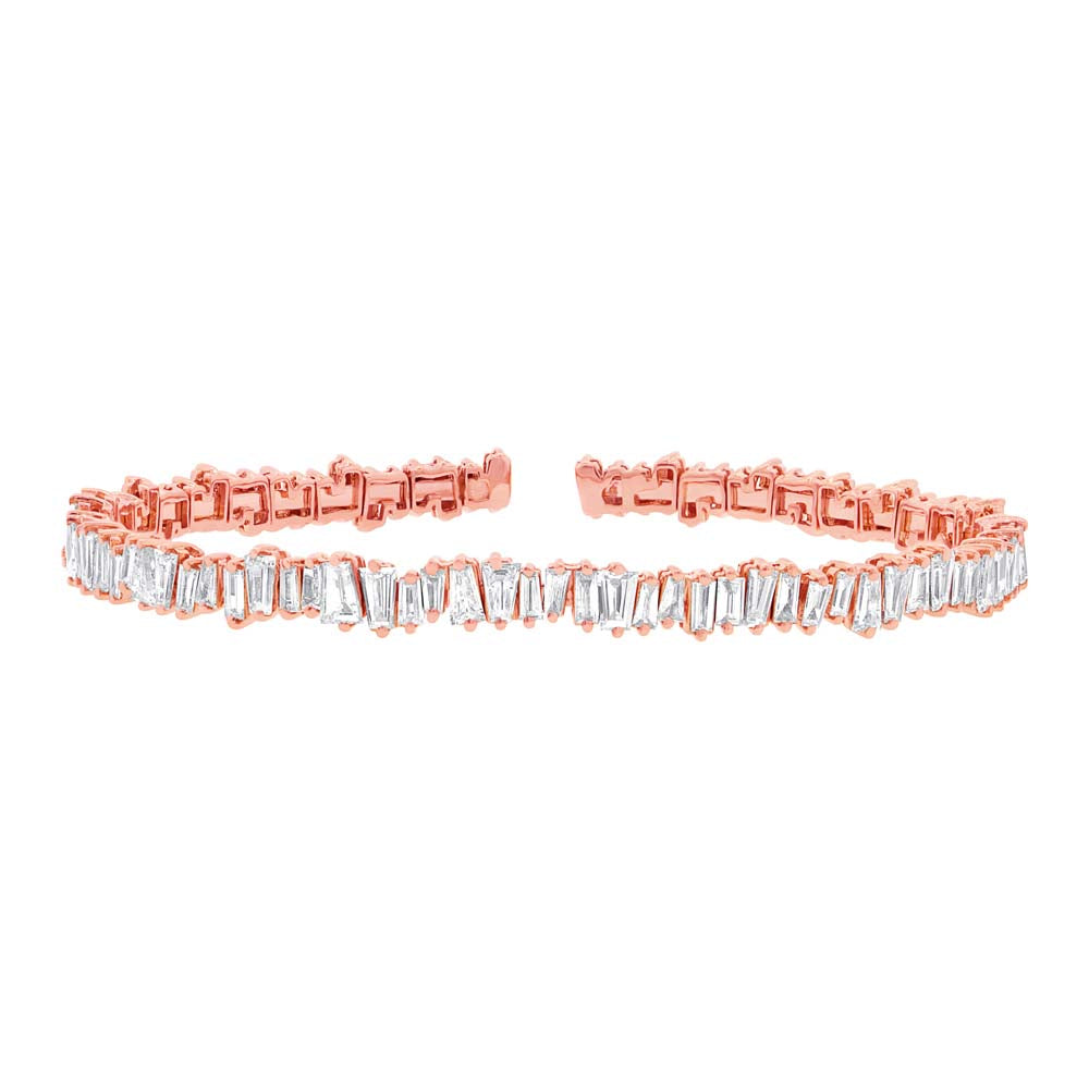 2.78CT DIAMOND BAGUETTE BANGLE