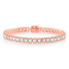 4.00CT DIAMOND BAGUETTE BRACELET