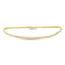 3.96CT DIAMOND BAGUETTE COLLAR NECKLACE