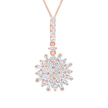 1.15CT DIAMOND BAGUETTE NECKLACE