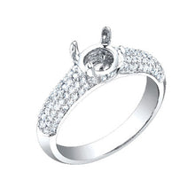 0.55CT DIAMOND SEMI-MOUNT RING FOR 1.00CT-CTR