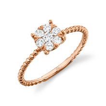 0.35CT DIAMOND CLUSTER RING