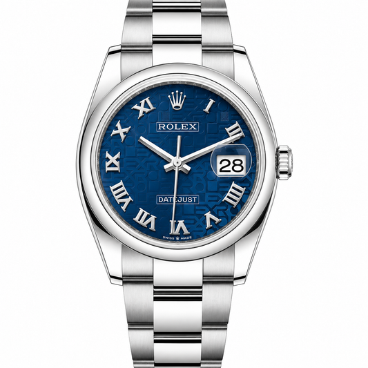 Rolex Datejust 36 Blue Anniversary Dial | Oystersteel | Ref. 116200
