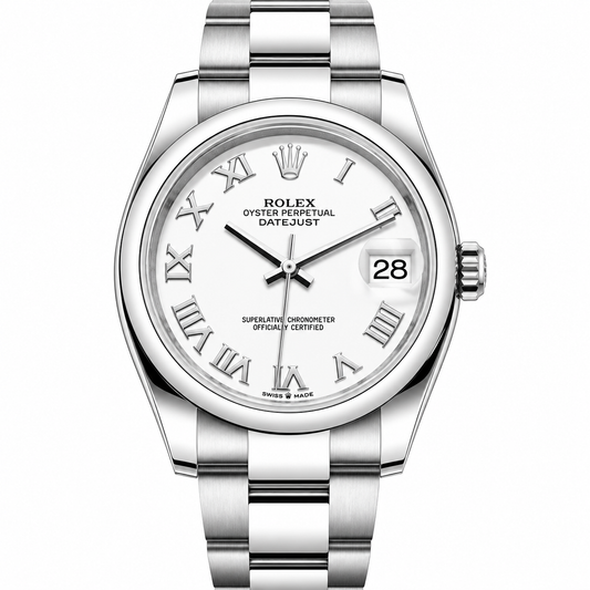 Rolex Datejust 31 White Roman Dial | Oystersteel | Ref. 178240 | Complete Set
