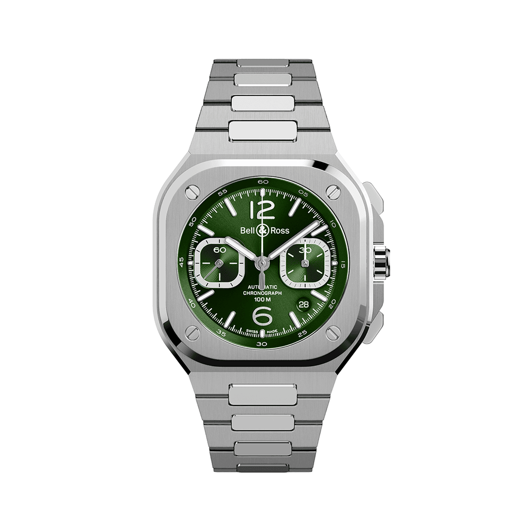 BR-05 Chrono Green Steel 42 mm BR05C-GN-ST/SST