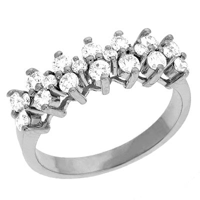 ELIE AZZI 0.71 ctw. PRONG SET DIAMOND BAND D0365WG