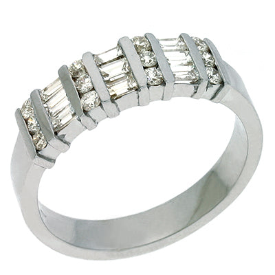 ELIE AZZI 0.71 ctw. PLATINUM BAND D0494-PL