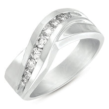 ELIE AZZI 0.33 ctw. WHITE GOLD DIAMOND BAND D3024WG