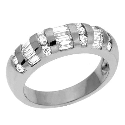 ELIE AZZI 1.06 ctw. PLATINUM BAND D3244-PL