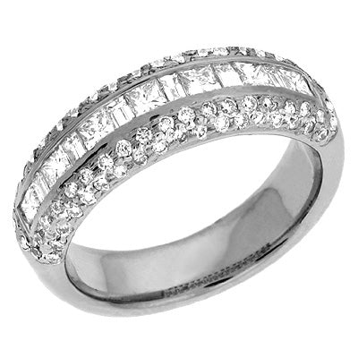 ELIE AZZI 1.44 ctw. WHITE GOLD DIAMOND BAND D3595WG