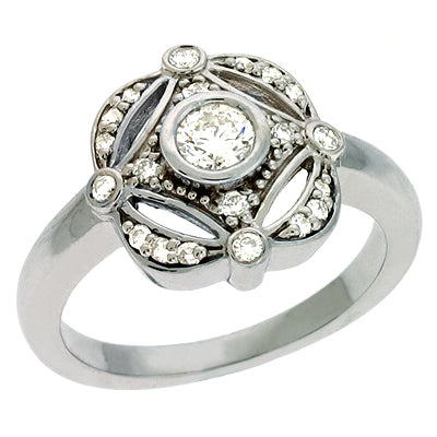 ELIE AZZI 0.43 ctw. RIGHT HAND RING D3609WG