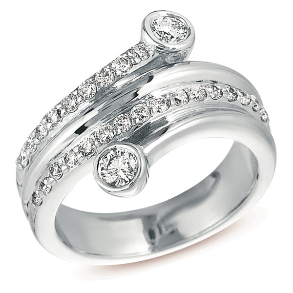 ELIE AZZI 0.64 ctw. RIGHT HAND RING D3658WG