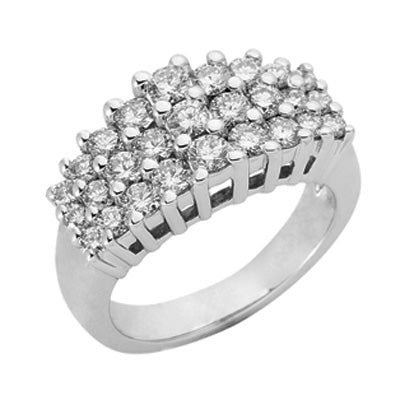 ELIE AZZI 1.46 ctw. WHITE GOLD DIAMOND RING D3689WG