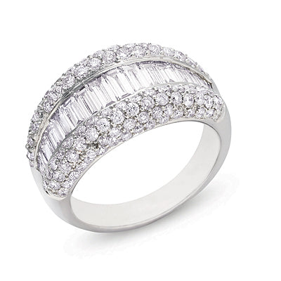 ELIE AZZI 2.31 ctw. WHITE GOLD DIAMOND RING D3699WG