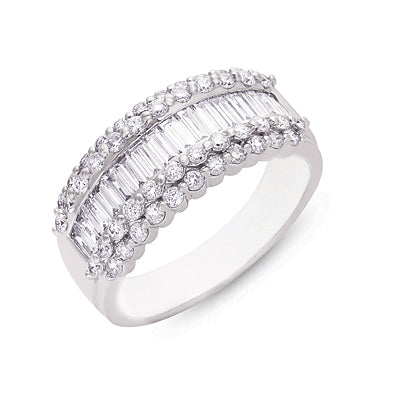 ELIE AZZI 1.31 ctw. WHITE GOLD DIAMOND RING D3731WG