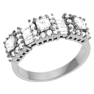 ELIE AZZI 1.25 ctw. WHITE GOLD DIAMOND RING D3799WG