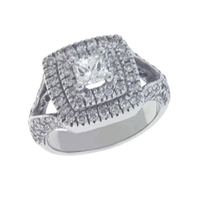 ELIE AZZI 1.27 ctw. WHITE GOLD DIAMOND RING D3813WG
