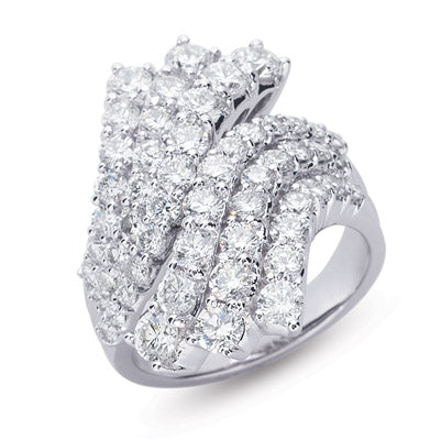 ELIE AZZI 3.42 ctw. WHITE GOLD DIAMOND RING D3852WG
