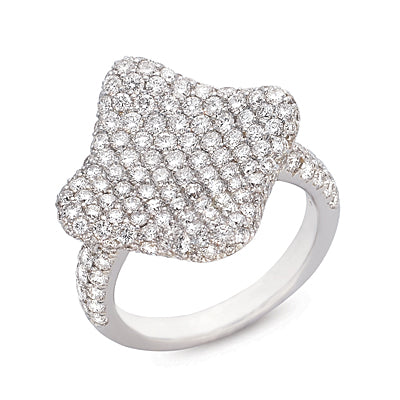 ELIE AZZI 2.48 ctw. WHITE GOLD M. PAVE RING D3942WG