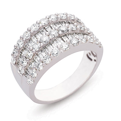 ELIE AZZI 2.27 ctw. WHITE GOLD DIAMOND RING D3949WG