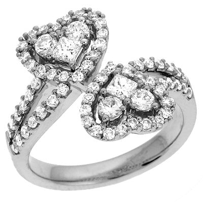 ELIE AZZI 1.11 ctw. WHITE GOLD DIAMOND RING D3951WG
