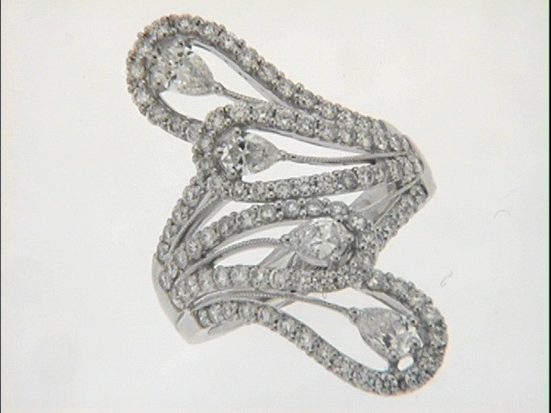 ELIE AZZI 1.98 ctw. WHITE GOLD DIAMOND RING D3957WG