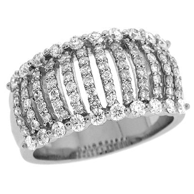 ELIE AZZI 0.94 ctw. WHITE GOLD DIAMOND RING D4022WG