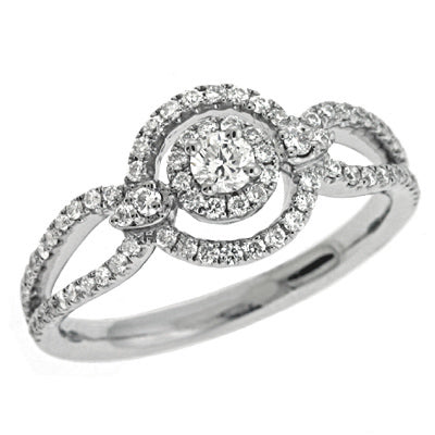 ELIE AZZI 0.47 ctw. WHITE GOLD DIAMOND RING D4036WG