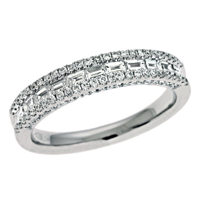 ELIE AZZI 0.63 ctw. WHITE GOLD DIAMOND RING D4066WG
