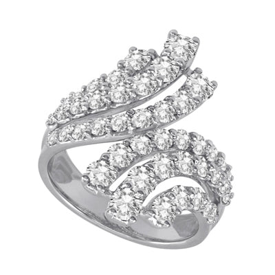 ELIE AZZI 2.86 ctw. WHITE GOLD DIAMOND RING D4087WG