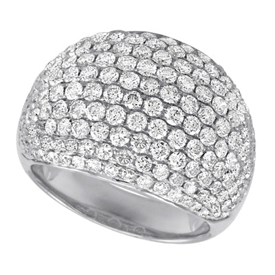 ELIE AZZI 3.15 ctw. WHITE GOLD DIAMOND PAVE FASHION D4094WG