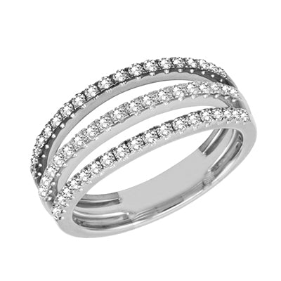 ELIE AZZI 0.60 ctw. WHITE GOLD FASHION RING D4098WG