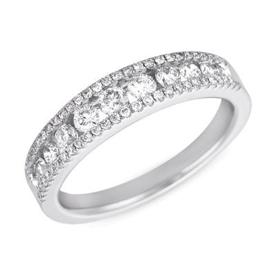 ELIE AZZI 0.71 ctw. WHITE GOLD DIAMOND BAND D4123WG