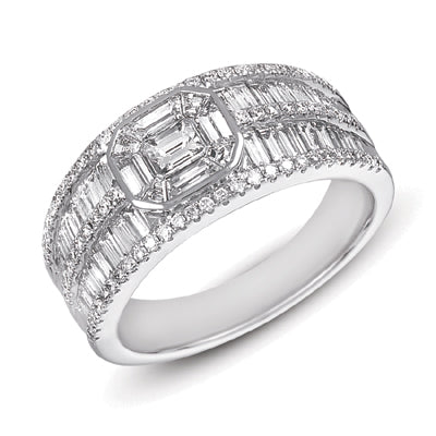 ELIE AZZI 1.59 ctw. WHITE GOLD DIAMOND FASHION RING D4136WG