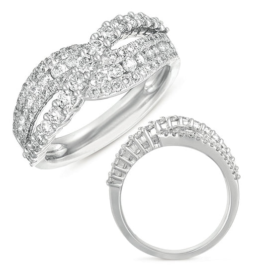 ELIE AZZI 0.99 ctw. WHITE GOLD DIAMOND RING D4189WG
