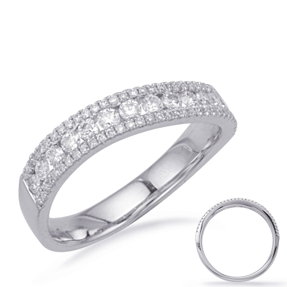 ELIE AZZI 0.58 ctw. WHITE GOLD DIAMOND RING D4234WG