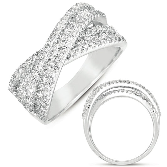 ELIE AZZI 0.93 ctw. WHITE GOLD FASHION RING D4238WG