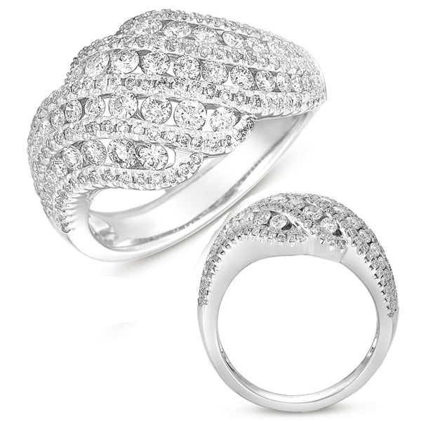 ELIE AZZI 1.26 ctw. WHITE GOLD FASHION RING D4240WG