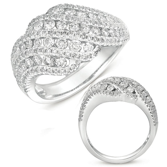 ELIE AZZI 1.26 ctw. WHITE GOLD FASHION RING D4240WG