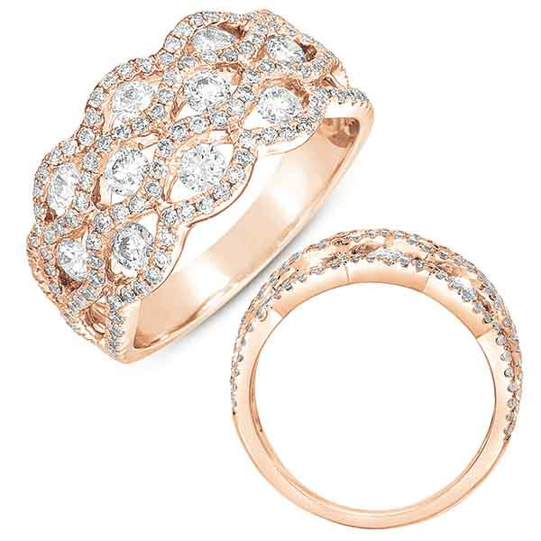 ELIE AZZI 1.45 ctw. ROSE GOLD FASHION RING D4254RG