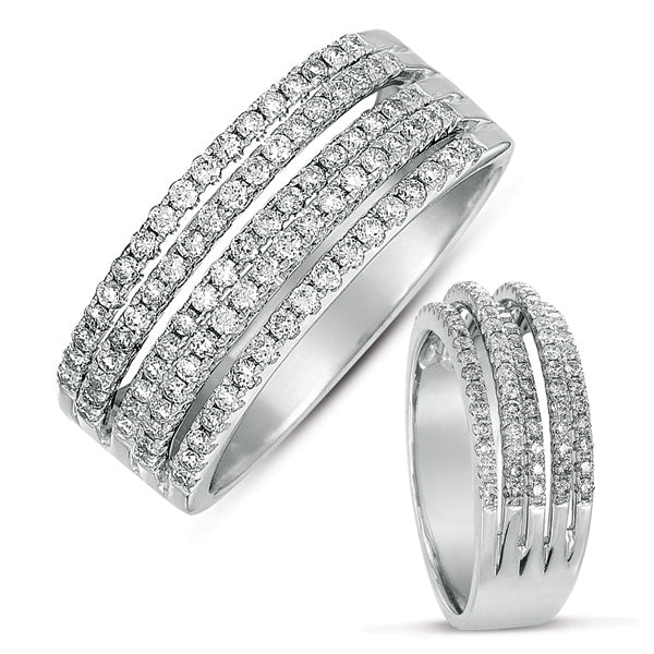ELIE AZZI 0.66 ctw. WHITE GOLD MICRO PAVE BAND D4261WG