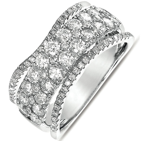 ELIE AZZI 1.45 ctw. WHITE GOLD FASHION RING D4269WG