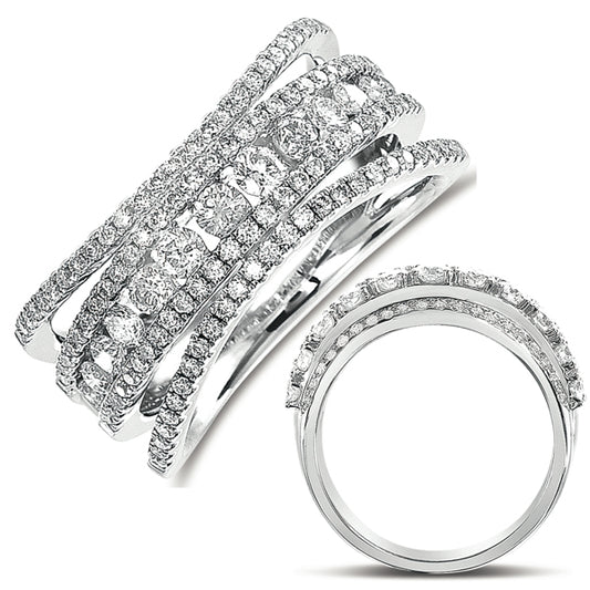 ELIE AZZI 1.02 ctw. WHITE GOLD FASHION RING D4270WG