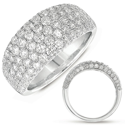 ELIE AZZI 2.07 ctw. WHITE GOLD PAVE RING D4283WG