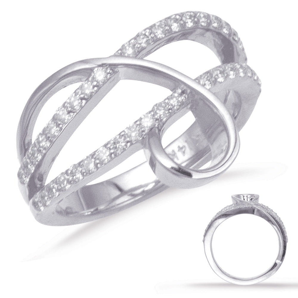 ELIE AZZI 0.48 ctw. WHITE GOLD FASHION RING D4290WG