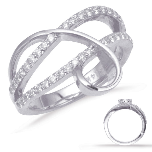 ELIE AZZI 0.48 ctw. WHITE GOLD FASHION RING D4290WG