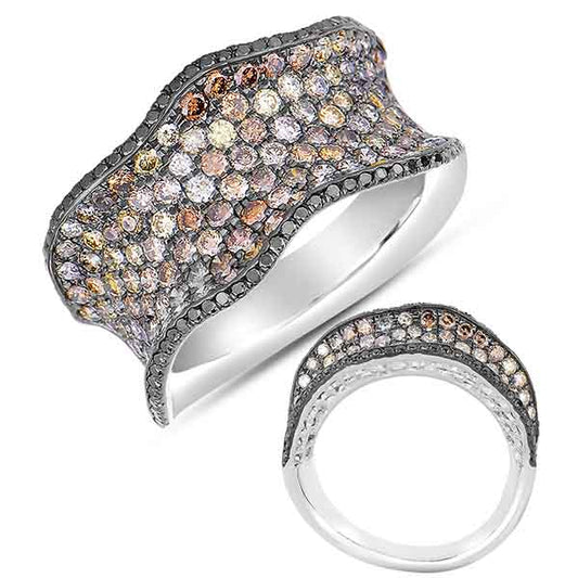 ELIE AZZI 2.08 ctw. WHITE GOLD FASHION RING D4299WG