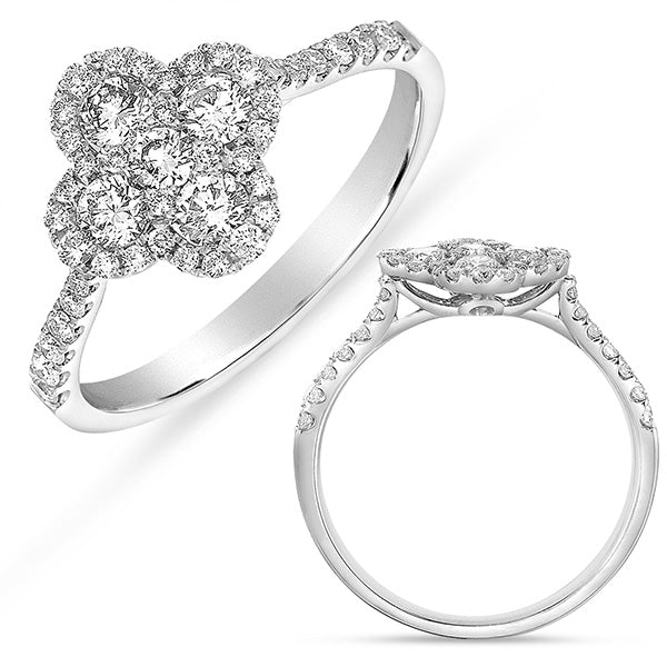 ELIE AZZI 0.64 ctw. WHITE GOLD FASHION RING D4315WG