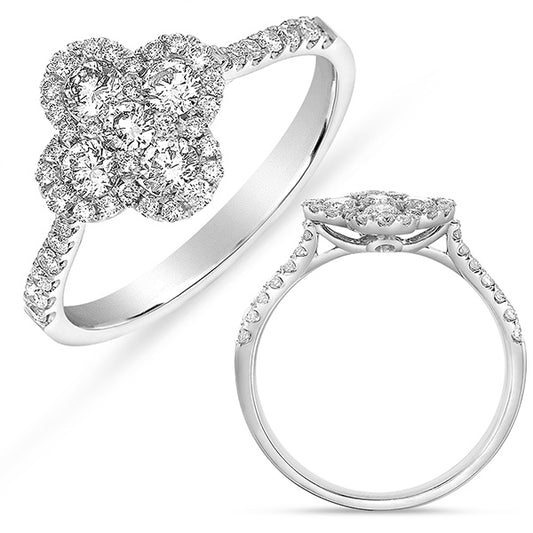 ELIE AZZI 0.64 ctw. WHITE GOLD FASHION RING D4315WG